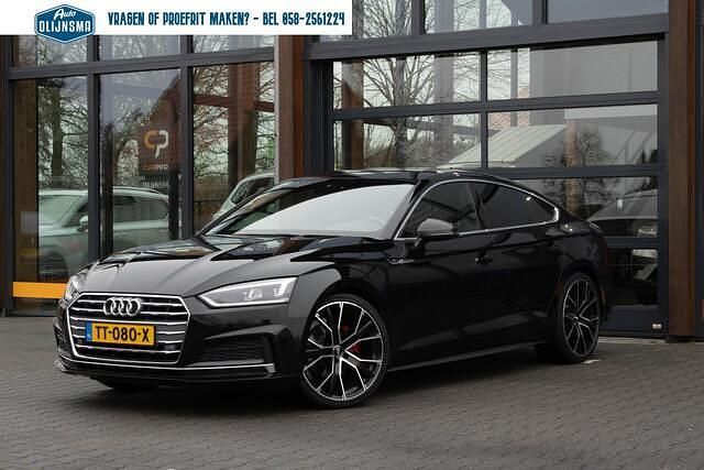 Occasion Audi A5 Sportback S-Line 150 PK (110 kW) 2018 Zwart Hatchback