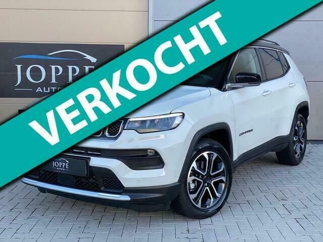 Wit Gebruikt 2021 Jeep Compass Limited SUV | € 33.750 - Afbeelding 1/4