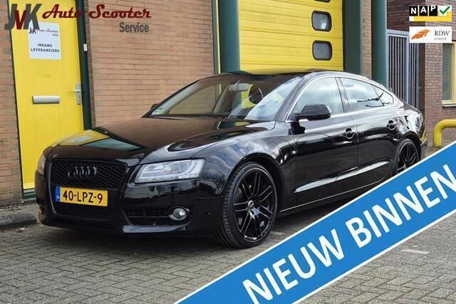 Zwart Gebruikt 2010 Audi A5 Sportback Proline Hatchback | € 9.750 (Eerlijke prijs) - Afbeelding 1/4
