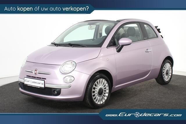 Paars Gebruikt 2013 Fiat 500C Lounge Cabriolet | € 7.600 (Eerlijke prijs) - Afbeelding 1/4