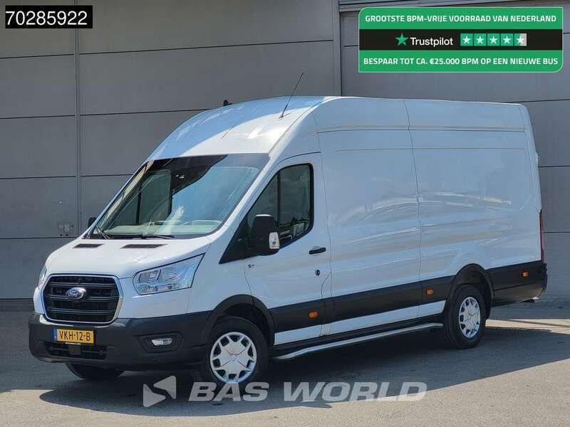 Wit Gebruikt 2021 Ford Transit Van | € 15.400 (Super prijs) - Afbeelding 1/3