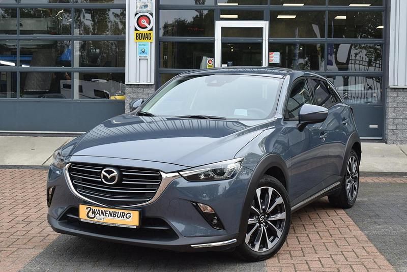 Grijs Gebruikt 2021 Mazda CX-3 Luxury SUV | € 18.950 (Goede deal) - Afbeelding 1/4