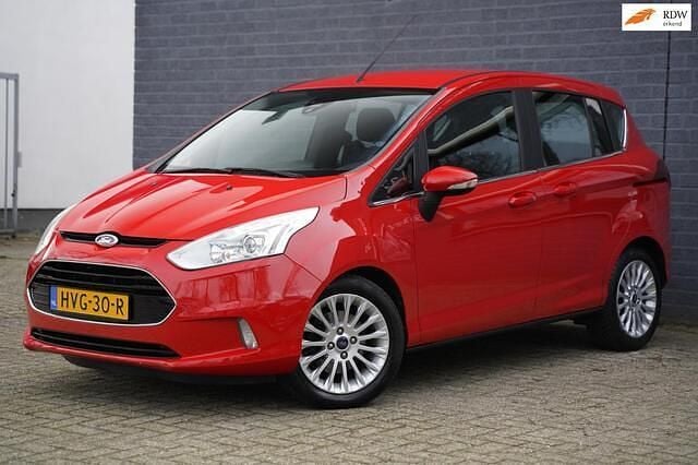 Rood Gebruikt 2014 Ford B-MAX Titanium MPV | € 8.950 (Goede deal) - Afbeelding 1/4