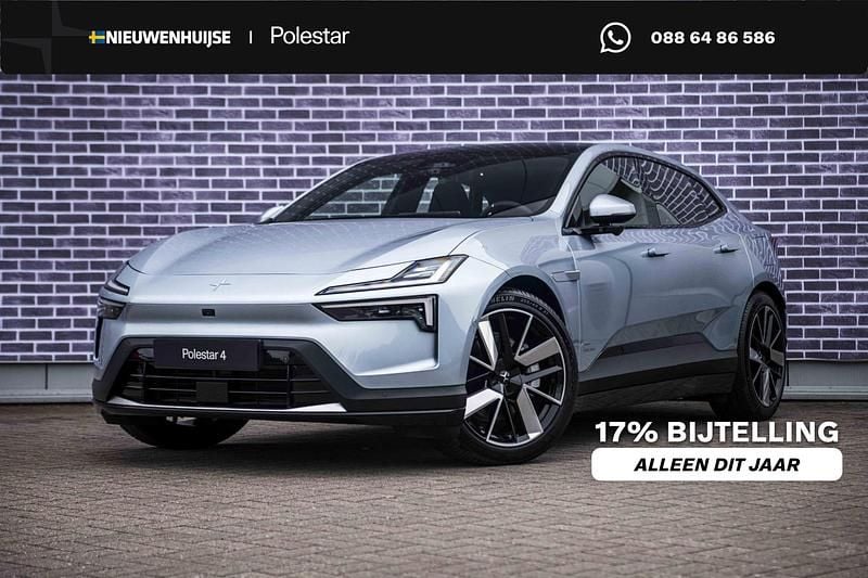 Blauw Nieuw 2025 Polestar 4 Pilot SUV | € 60.899 (Eerlijke prijs) - Afbeelding 1/4