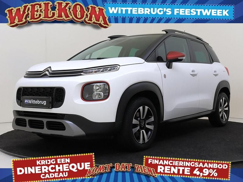 Wit Gebruikt 2021 Citroën C3 Aircross PureTech SUV | € 16.425 (Eerlijke prijs) - Afbeelding 1/3
