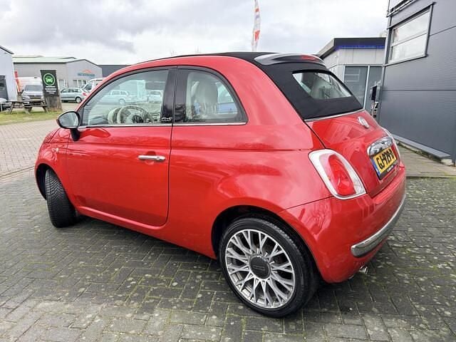 Occasion Fiat 500C Lounge 69 PK (50 kW) 2010 Rood Cabriolet