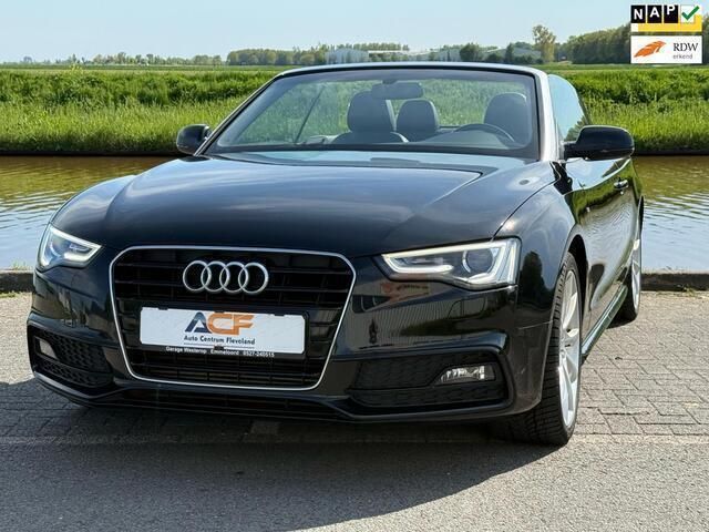 Zwart Gebruikt 2016 Audi A5 Cabriolet S-Line Cabriolet | € 21.500 (Eerlijke prijs) - Afbeelding 1/4