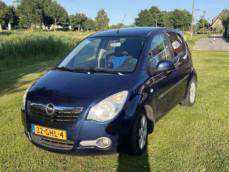 Blauw Gebruikt 2008 Opel Agila Enjoy Stationwagen | € 2.699 (Eerlijke prijs) - Afbeelding 1/4