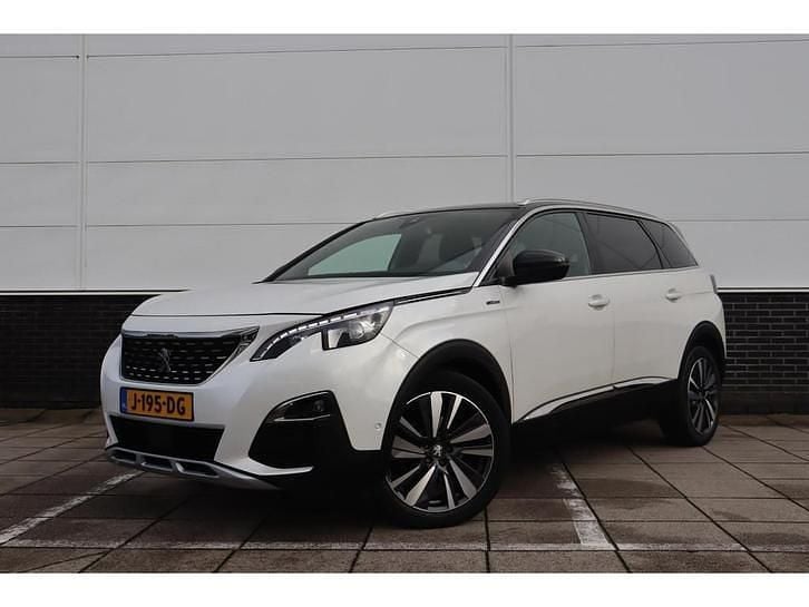 Wit Gebruikt 2020 Peugeot 5008 GT-line SUV | € 24.885 (Goede deal) - Afbeelding 1/4