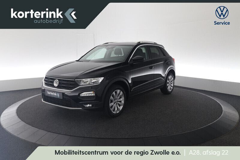 Zwart Gebruikt 2020 VW T-Roc Style SUV | € 23.950 (Eerlijke prijs) - Afbeelding 1/4