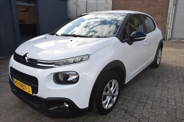 Wit Gebruikt 2017 Citroën C3 Feel Hatchback | € 8.799 (Goede deal) - Afbeelding 1/4