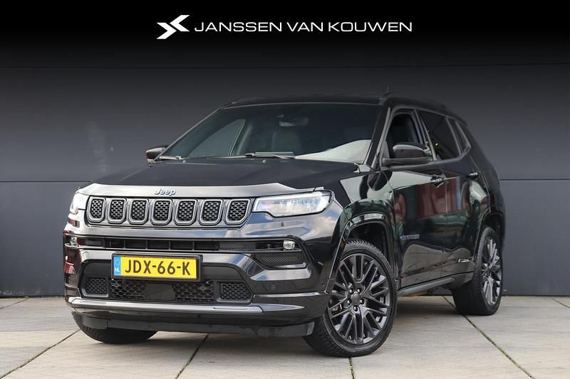 Zwart Gebruikt 2022 Jeep Compass SUV | € 28.885 (Iets duurder) - Afbeelding 1/4