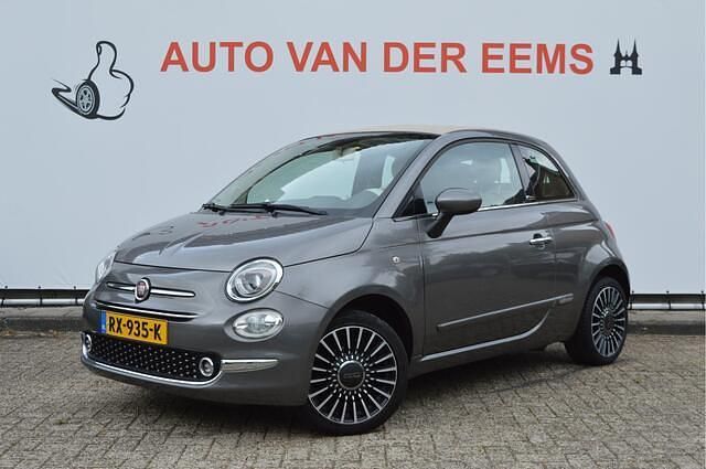 Grijs Gebruikt 2017 Fiat 500C Lounge Cabriolet | € 9.600 (Goede deal) - Afbeelding 1/4