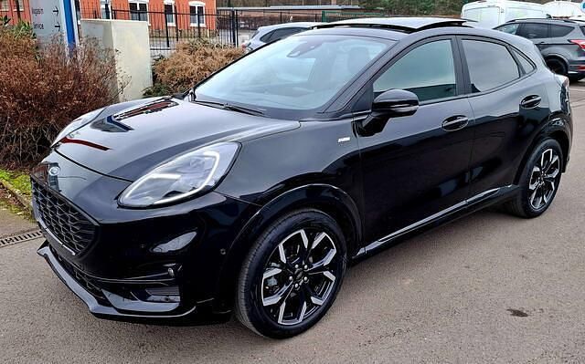 Zwart Gebruikt 2021 Ford Puma ST-Line X SUV | € 18.900 (Super prijs) - Afbeelding 1/4