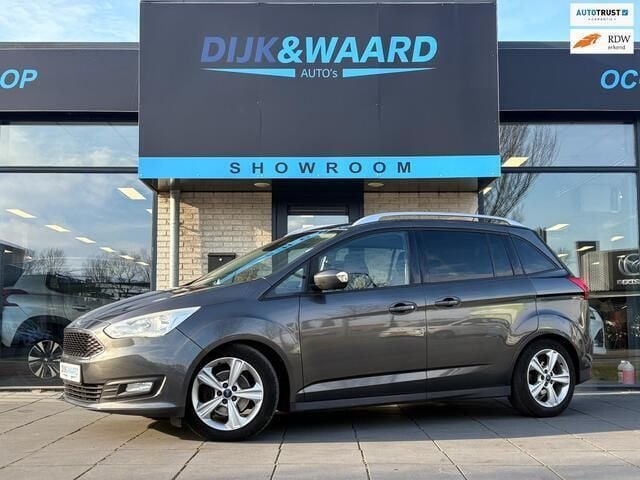 Grijs Gebruikt 2017 Ford Grand C-Max Titanium MPV | € 13.950 (Eerlijke prijs) - Afbeelding 1/4