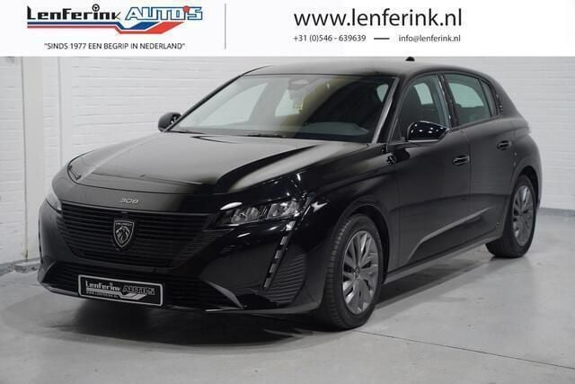 Zwart Gebruikt 2022 Peugeot 308 Style Hatchback | € 22.400 (Iets duurder) - Afbeelding 1/4