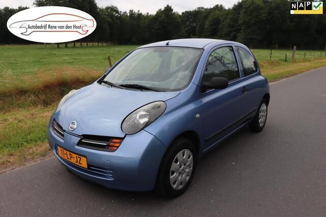 Blauw Gebruikt 2003 Nissan Micra Visia Hatchback | € 1.250 (Goede deal) - Afbeelding 1/4