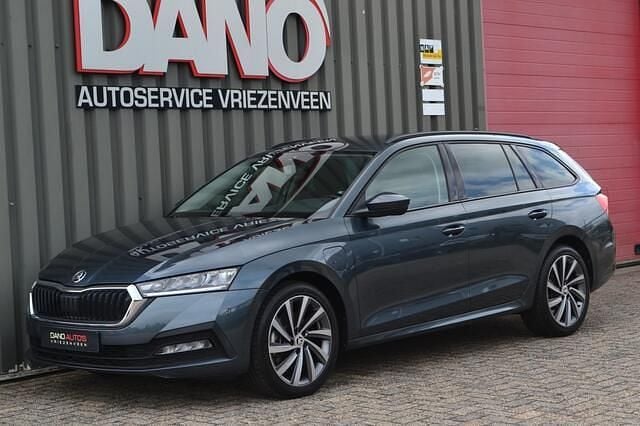 Grijs Gebruikt 2021 Skoda Octavia Business Line Stationwagen | € 21.950 (Super prijs) - Afbeelding 1/4