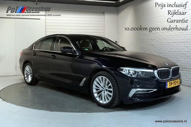 Zwart Occasion 2018 BMW 520 Luxury Line Sedan | € 23.700 (Iets duurder) - Afbeelding 1/4