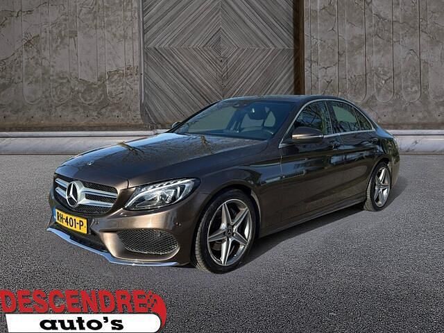 Occasion Mercedes C160 AMG line 131 PK (96 kW) 2017 Bruin Coupé