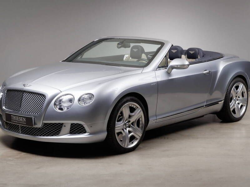 Zilver Gebruikt 2014 Bentley Continental GT Convertible Cabriolet | € 99.800 (Eerlijke prijs) - Afbeelding 1/4