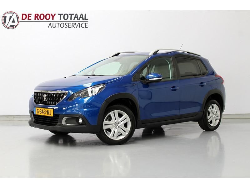 Blauw Occasion 2019 Peugeot 2008 Signature Sky SUV | € 11.990 (Eerlijke prijs) - Afbeelding 1/4