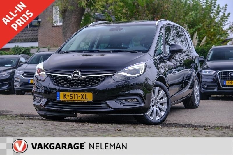 Zwart Gebruikt 2018 Opel Zafira Tourer MPV | € 19.899 (Eerlijke prijs) - Afbeelding 1/4