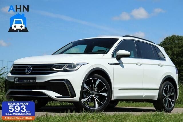Wit Gebruikt 2020 VW Tiguan R-line SUV | € 36.995 (Eerlijke prijs) - Afbeelding 1/4
