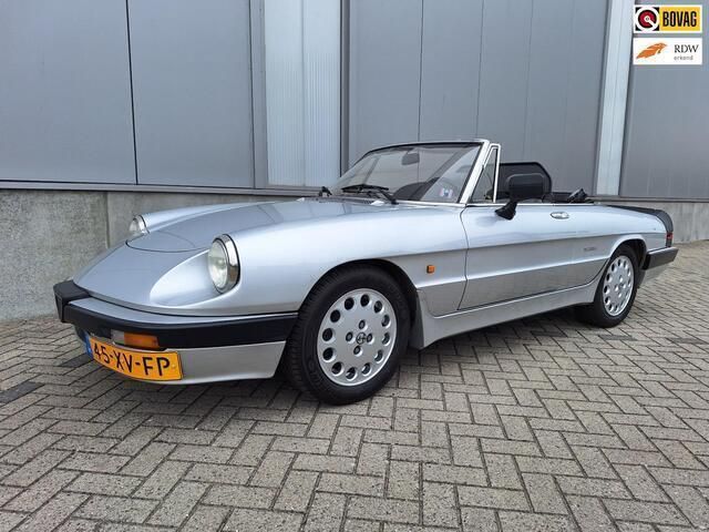 Grijs Gebruikt 1987 Alfa Romeo Spider Quadrifoglio Verde Cabriolet | € 17.950 - Afbeelding 1/4