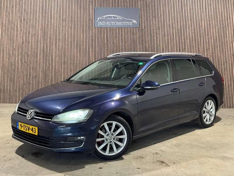 Blauw Gebruikt 2014 VW Golf VII Highline Stationwagen | € 7.900 (Super prijs) - Afbeelding 1/4