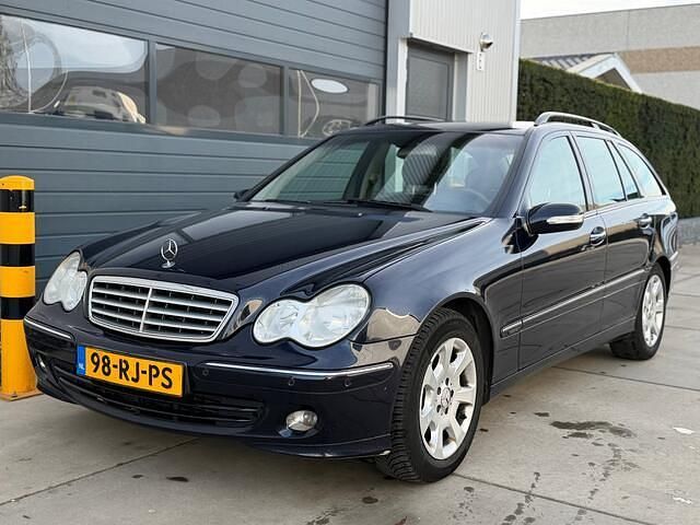 Occasion Mercedes C200 Elegance 123 PK (90 kW) 2005 Blauw Stationwagen
