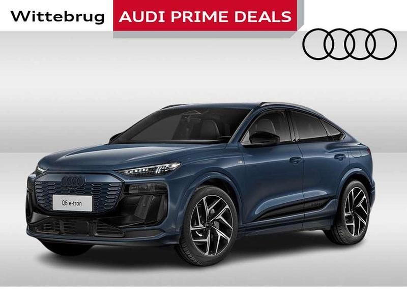Blauw Nieuw 2025 Audi Q6 Sportback e-tron S-Line SUV | € 80.300 (Iets duurder) - Afbeelding 1/4