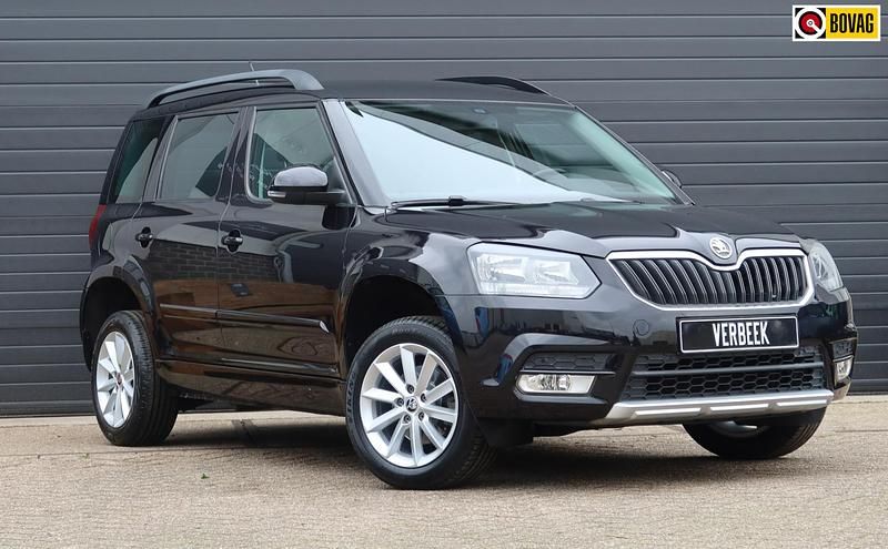 Zwart Gebruikt 2015 Skoda Yeti Elegance SUV | € 16.950 (Iets duurder) - Afbeelding 1/4