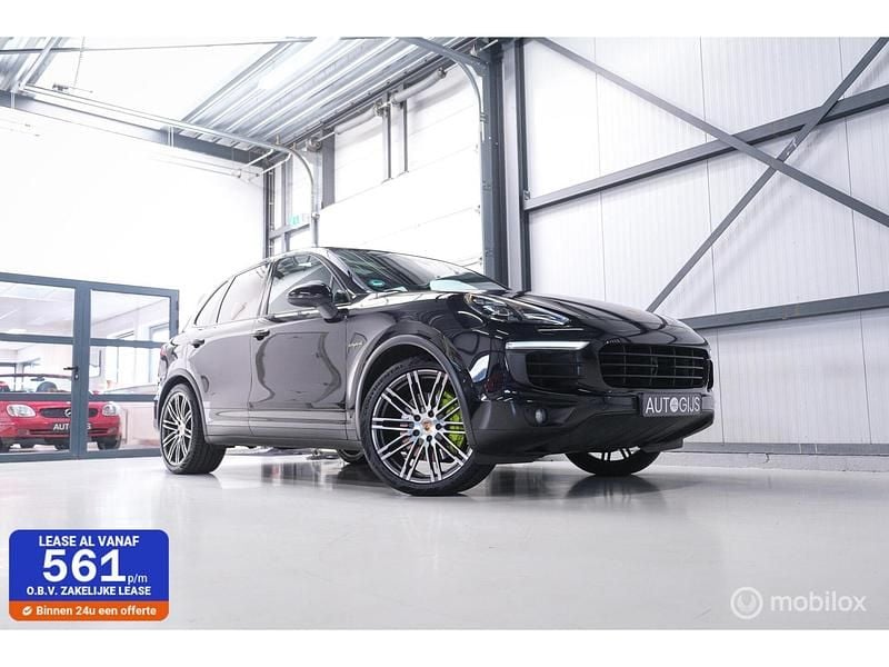 Zwart Gebruikt 2015 Porsche Cayenne SUV | € 34.990 (Eerlijke prijs) - Afbeelding 1/4