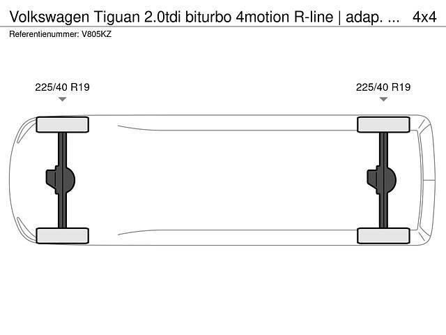 Grijs (metallic) Gebruikt 2018 VW Tiguan R-line SUV | € 24.945 (Goede deal) - Afbeelding 1/1