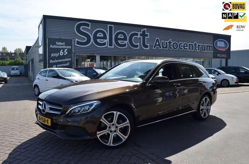 Bruin Gebruikt 2016 Mercedes C180 Ambition Stationwagen | € 18.850 (Eerlijke prijs) - Afbeelding 1/3