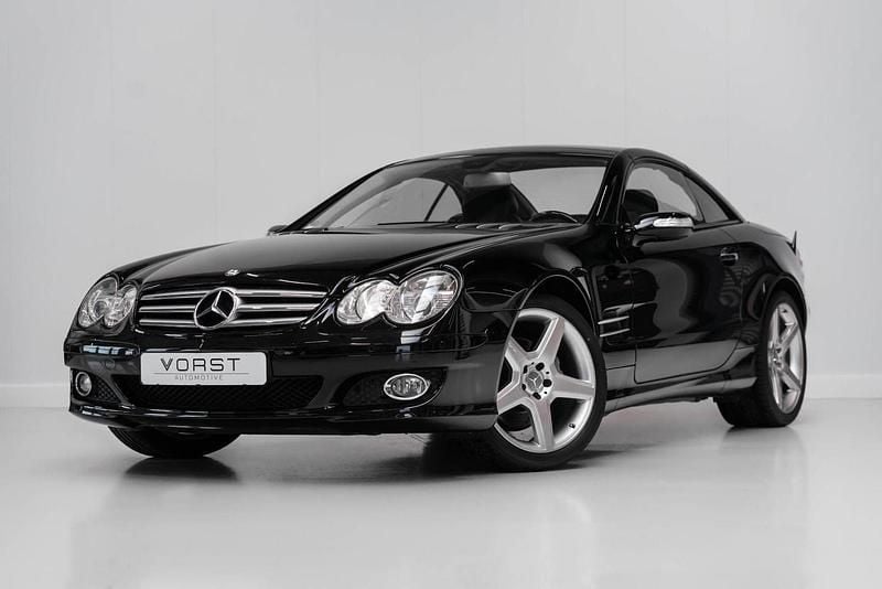 Zwart Gebruikt 2006 Mercedes 350 Cabriolet | € 21.950 (Eerlijke prijs) - Afbeelding 1/4