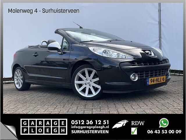 Zwart Gebruikt 2009 Peugeot 207 CC Roland Garros Cabriolet | € 3.700 (Eerlijke prijs) - Afbeelding 1/4