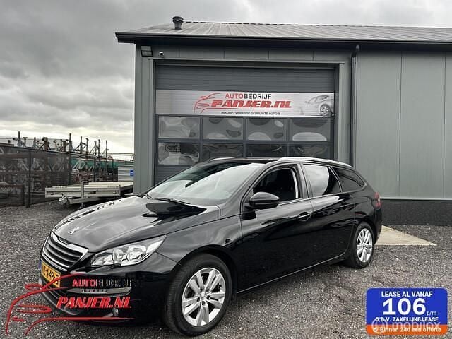 Zwart Occasion 2017 Peugeot 308 SW Stationwagen | € 5.950 (Super prijs) - Afbeelding 1/4