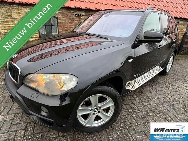 Zwart Occasion 2008 BMW X5 SUV | € 12.450 (Eerlijke prijs) - Afbeelding 1/4
