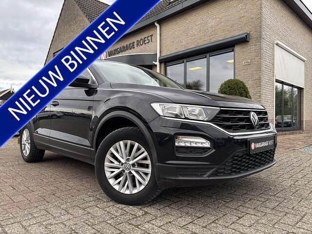 Zwart Gebruikt 2021 VW T-Roc Style SUV | € 23.500 (Super prijs) - Afbeelding 1/4