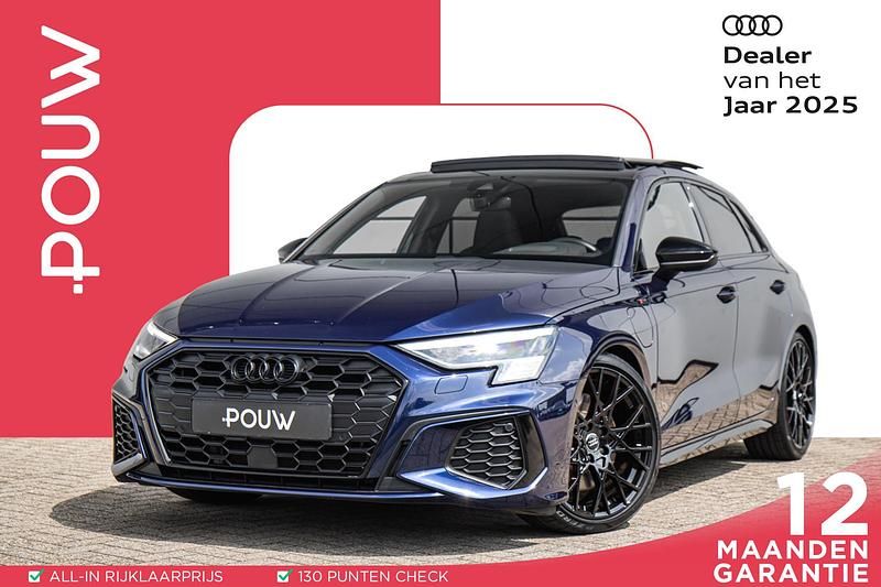 Blauw Gebruikt 2022 Audi A3 Sportback e-tron Competition Sedan | € 38.900 (Iets duurder) - Afbeelding 1/4