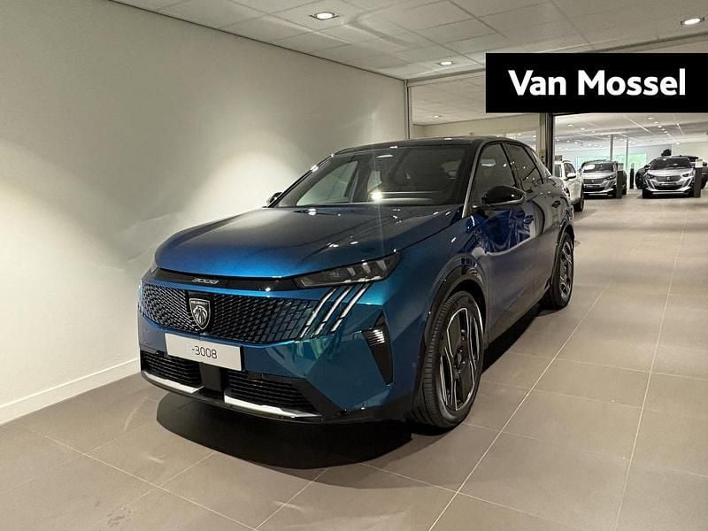 Blauw Nieuw 2025 Peugeot e-3008 Avantage SUV | € 49.940 (Eerlijke prijs) - Afbeelding 1/4