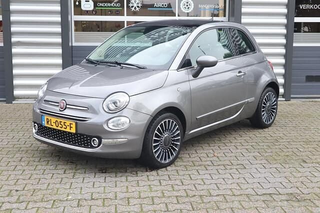 Grijs Gebruikt 2017 Fiat 500 Lounge Hatchback | € 11.440 (Eerlijke prijs) - Afbeelding 1/4