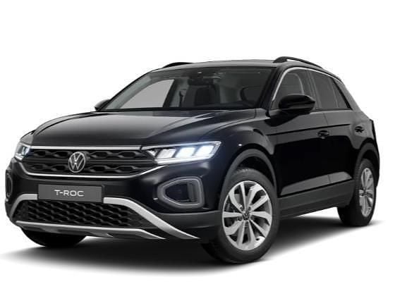 Zwart Nieuw 2025 VW T-Roc Edition SUV | € 34.850 (Goede deal) - Afbeelding 1/4