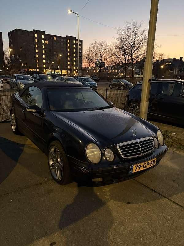 Occasion Mercedes CLK200 Elegance 163 PK (119 kW) 2001 Blauw Cabriolet