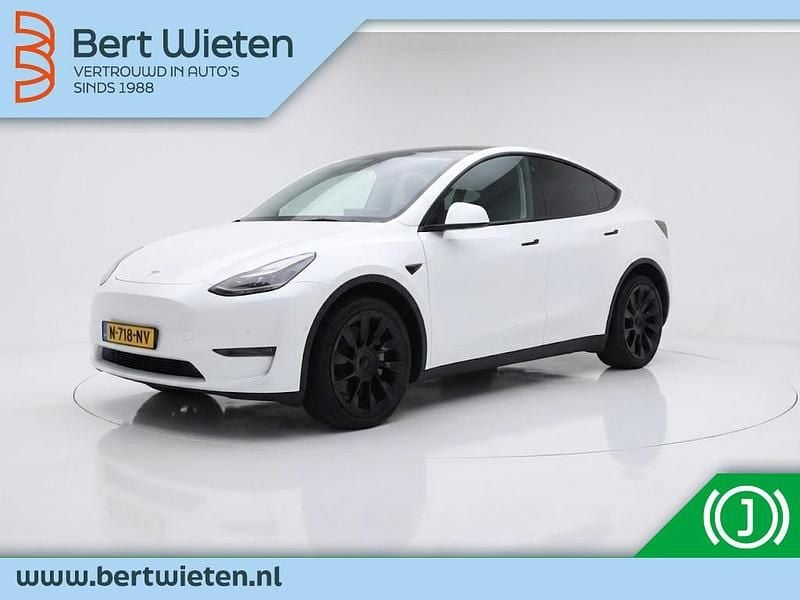 Wit Occasion 2021 Tesla Model Y Long Range AWD SUV | € 31.095 (Eerlijke prijs) - Afbeelding 1/4