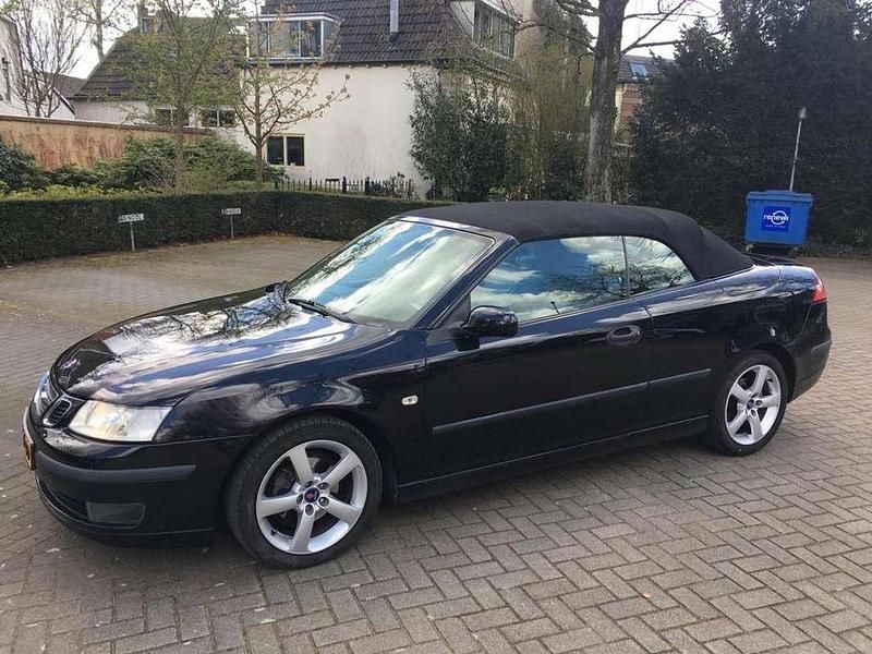Occasion Saab 9-3 Cabriolet Linear 150 PK (110 kW) 2006 Zwart, metallic lak Cabriolet