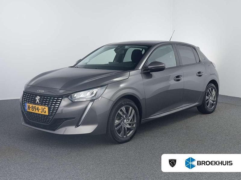 Grijs Gebruikt 2021 Peugeot 208 Premium Hatchback | € 14.900 (Goede deal) - Afbeelding 1/4