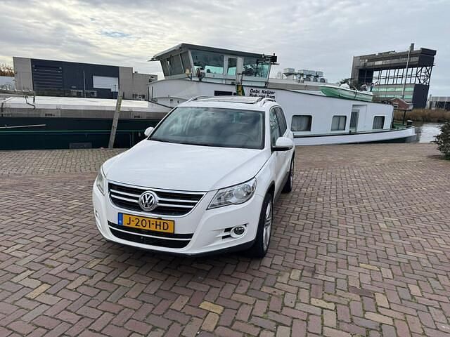Wit Gebruikt 2008 VW Tiguan Comfortline SUV | € 4.950 (Super prijs) - Afbeelding 1/4